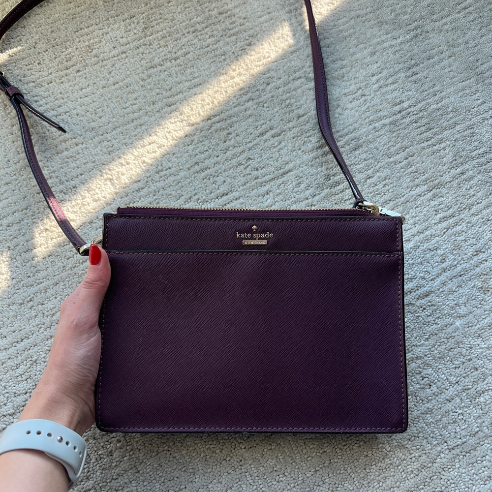 Kate Spade Cameron street Clarise in Purple crossbody bag